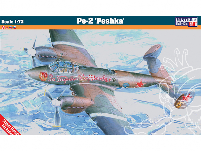 MASTER CRAFT maquette avion 050245 Petliakov Pe-2 "Peshka" 1/72