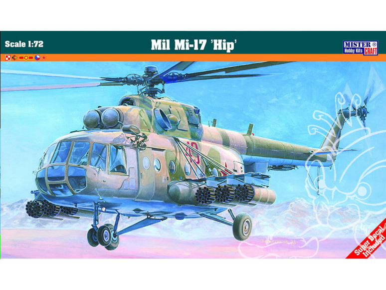 Master CRAFT maquette helicoptére 060015 Mil Mi-17 Hip 1/72