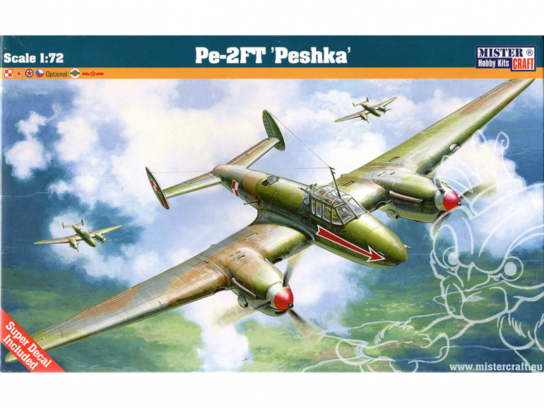 MASTER CRAFT maquette avion 050269 Petliakov Pe-2FT "Peshka" 1/72