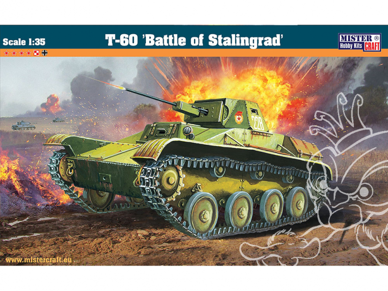 MASTER CRAFT maquettemilitaire 050047 T-60 Bataille de Stalingrad 1/35