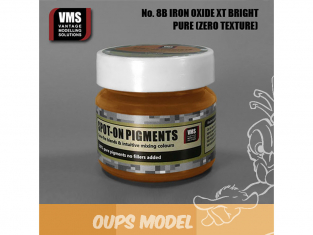 VMS Spot-On Pigments No8bZT Oxyde de fer léger rouille fraiche Extra brillant Zero tex 45ml