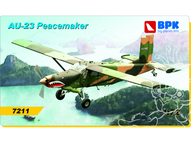 BPK maquette avion 7211 Pilatus porter PC-6/AU-23 1/72
