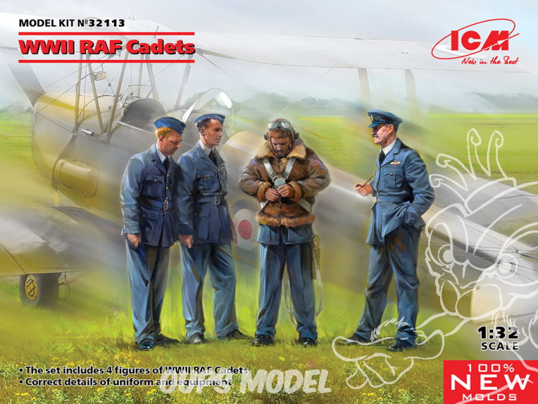 Icm maquette avion 32113 WWII RAF Cadets 1/32