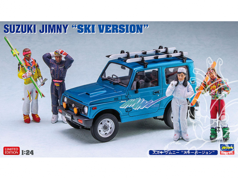 Hasegawa maquette voiture 20476 Suzuki Jimny «Version Ski» 1/24