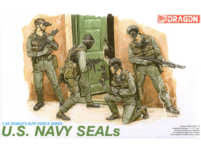 dragon maquette militaire 3017 U.S. Navy SEALs 1/35