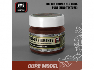 VMS Spot-On Pigments No10bZT Rouge apprêt RAL3009 foncé Zero tex 45ml
