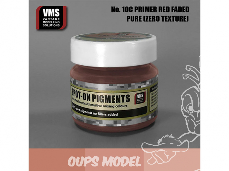 VMS Spot-On Pigments No10cZT Rouge apprêt RAL3009 délavé Zero tex 45ml