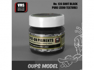 VMS Spot-On Pigments No12aZT Noir suie Zero tex 45ml