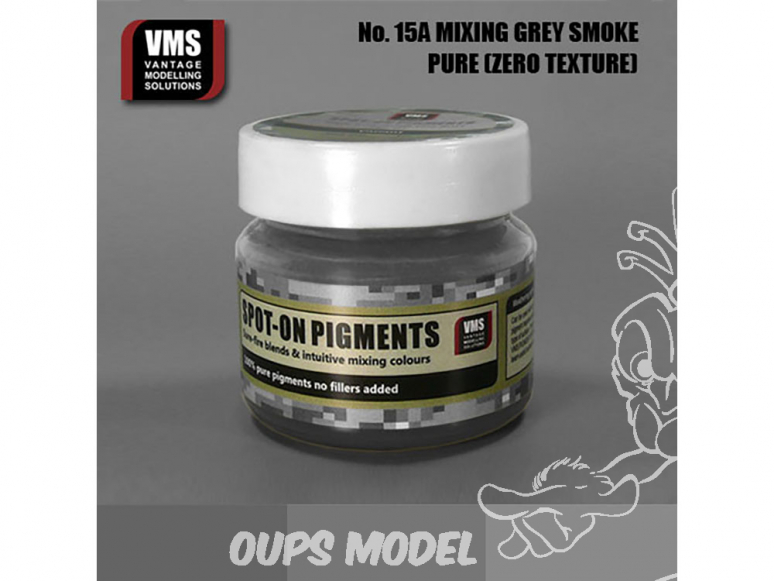 VMS Spot-On Pigments No15aZT Mélange gris fumée Intense Zero tex 45ml