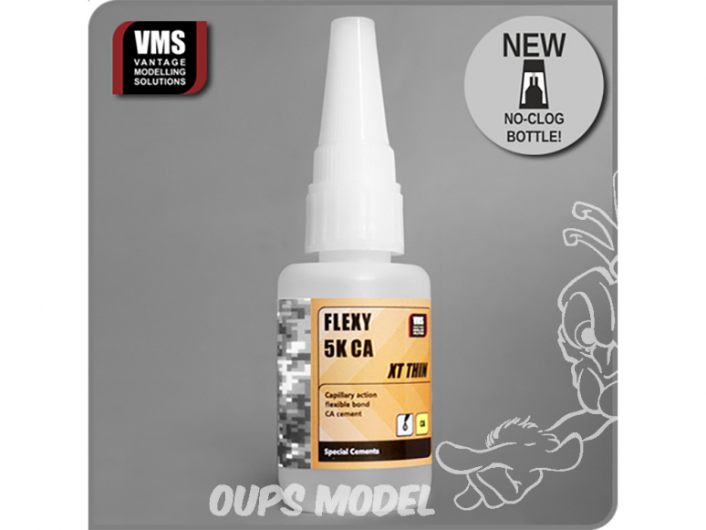 VMS CM07 Flexy 5K CA XT Thin - Colle cyano 5K extra fine 20g