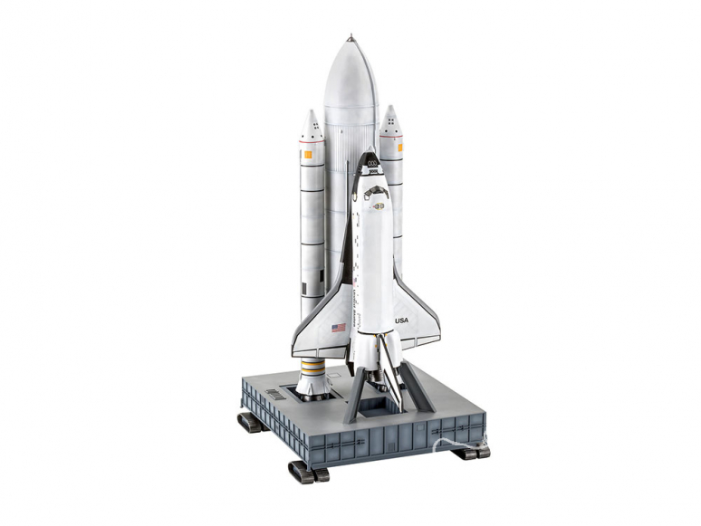 Revell maquette espace 05674 Navette Spatiale et Booster Rockets 40th. Anniversary inclus colle et peintures principale 1/72