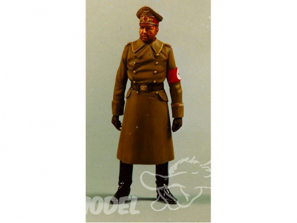 Oups maquette figurine historique Officier Wafen SS Manteau Long 120mm