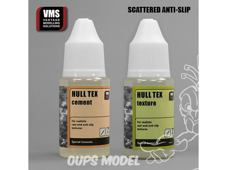 VMS CM03.SC Hull Tex anti-slip Scattered - Texture antidérappante Dispersé 2 x 20ml