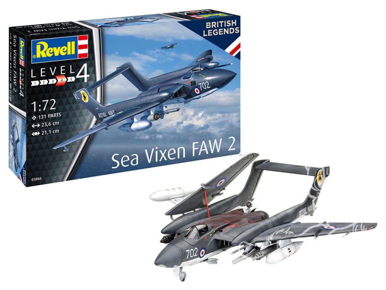 Revell maquette avion 03866 Sea Vixen FAW 2 70e anniversaire 1/72