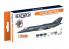 Hataka Hobby peinture laque Orange Line CS111 Ensemble de peinture Yak-38/38M &quot;Forger&quot; set 6 x 17ml