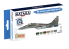 Hataka Hobby peinture acrylique Blue Line BS105 Ensemble de peinture 4 couleurs MiG-29A /UB 6 x 17ml