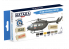 Hataka Hobby peinture acrylique Blue Line BS19 Ensemble de peinture pour hélicoptères de l&#039;armée américaine 6 x 17ml