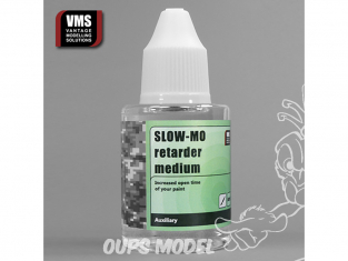 VMS AX02 Slow-Mo paint aux retarder for brush Acrylic - Retardateur de séchage acrylique pour pinceau 50ml