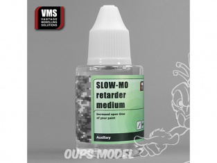 VMS AX02 Slow-Mo paint aux retarder for brush Acrylic - Retardateur de séchage acrylique pour pinceau 50ml