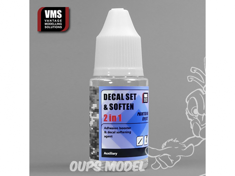 VMS AX.09 Decal Set & Soften 2 in 1 - Fixateur et assouplissant à décalques 2 en 1 30ml