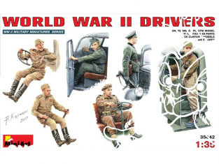 Mini art maquette militaire 35042 Conducteurs WWII 1/35