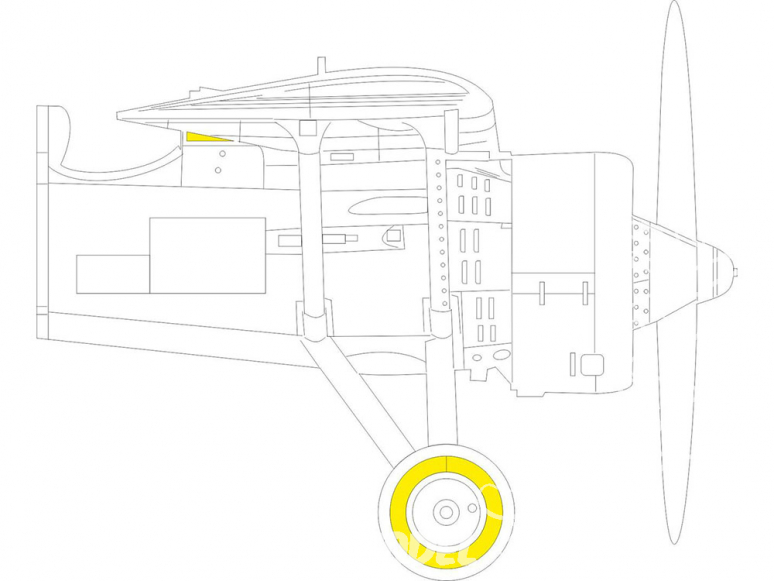 Eduard Express Mask EX772 PZL P.11c Arma Hobby 1/48