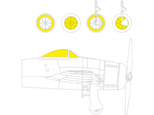 Eduard Express Mask CX598 F8F-1 Hobby Boss 1/72