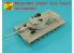 Aber 35L284 Fut de canon 90 mm M-36 avec Frein de bouche cyrindrique ans couvercle de manteau pour U.S. M47 Patton 1/35