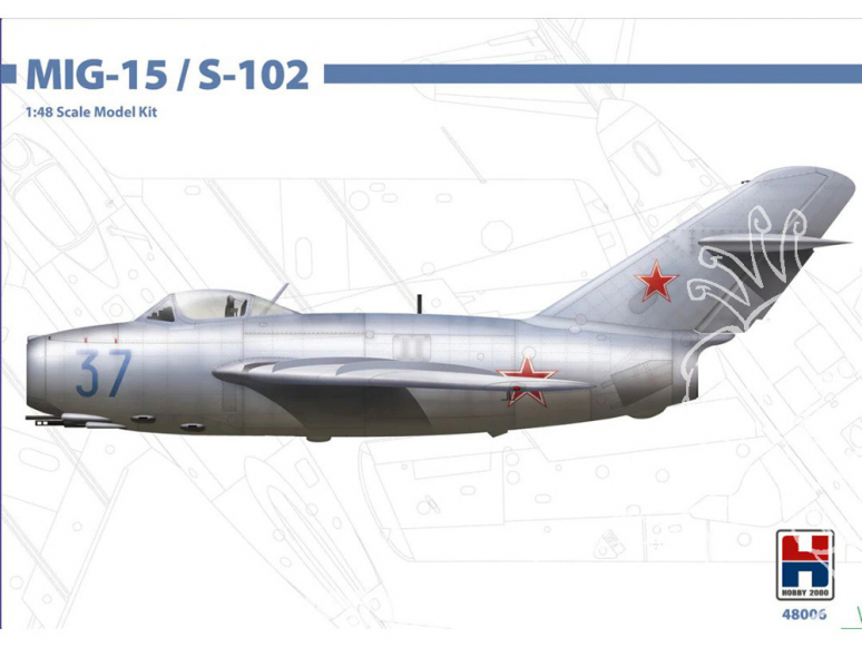 Hobby 2000 maquette avion 48006 MiG-15 / S-102 1/48