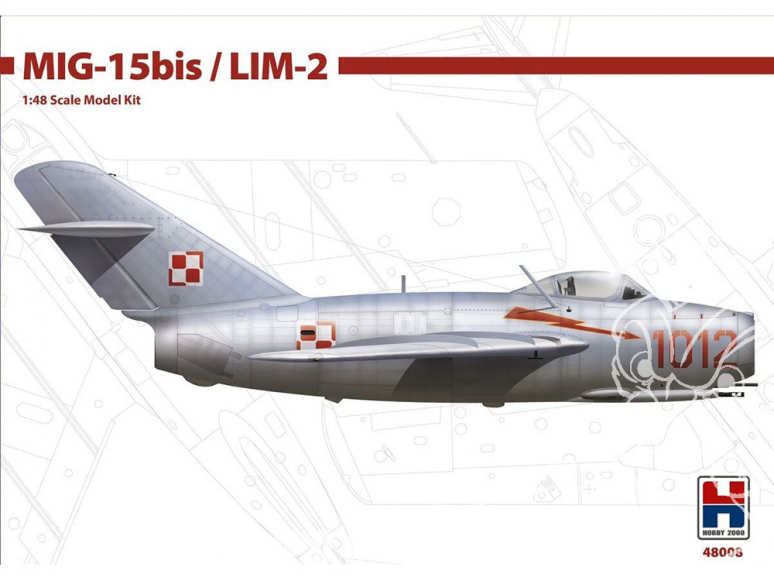 Hobby 2000 maquette avion 48008 MiG-15Bis / LIM-2 1/48