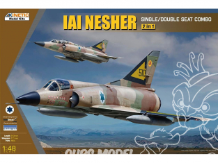 Kinetic maquette avion K48056 IAI Nesher Monoplace / Biplace 1/48