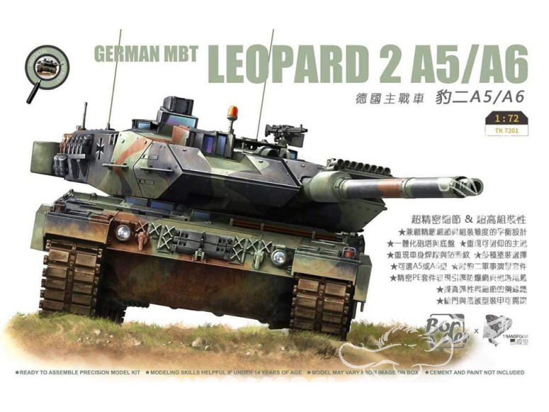 Border model maquette militaire TK7201 Leopard 2 A5/A6 1/72