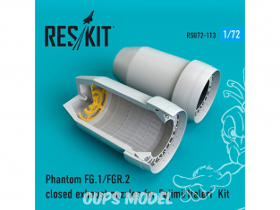 ResKit kit d'amelioration Avion RSU72-0113 Tuyère fermées Phantom FG.1 / FGR.2 pour set Fujimi / Italeri 1/72