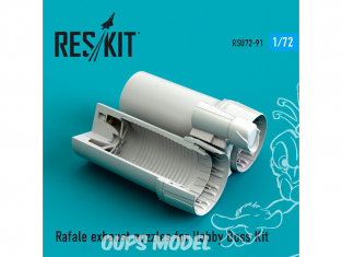 ResKit kit d'amelioration Avion RSU72-0091 Tuyère Rafale pour kit Hobby Boss 1/72