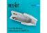 ResKit kit d&#039;amelioration Avion RSU72-0090 Tuyère fermée F-16 F100-PW pour kit KINETIС 1/72