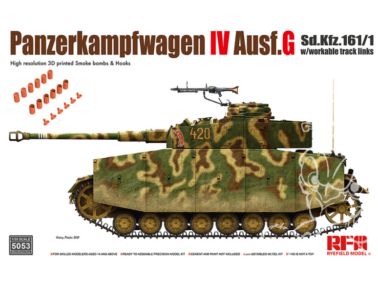 Rye Field Model maquette militaire 5053 Panzerkampfwagen IV Ausf.G 1/35