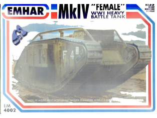 EMHAR maquette militaire 4002 MkIV Female WWI 1/35