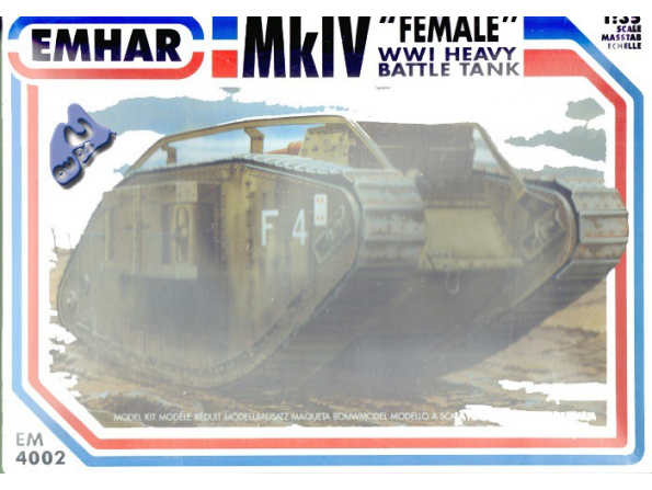 EMHAR maquette militaire 4002 MkIV Female WWI 1/35