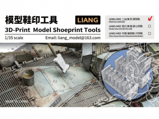 Liang Model 0401 Empreintes de bottes WWII USA - USSR - Allemand 1/35