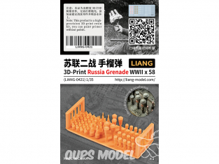 Liang Model 0421 Grenades Russes WWII x58 1/35