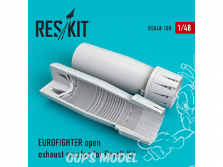ResKit kit d'amelioration Avion RSU48-0108 Tuyère ouvertes Eurofighter pour kit Revell 1/48