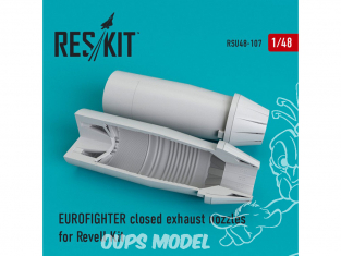 ResKit kit d'amelioration Avion RSU48-0107 Tuyère fermée Eurofighter pour kit Revell 1/48