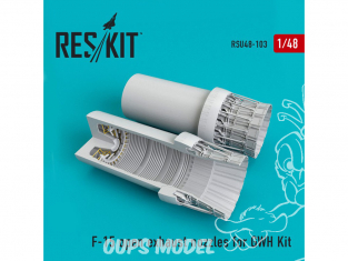 ResKit kit d'amelioration Avion RSU48-0103 Tuyère ouverte de F-15 pour kit GWH 1/48