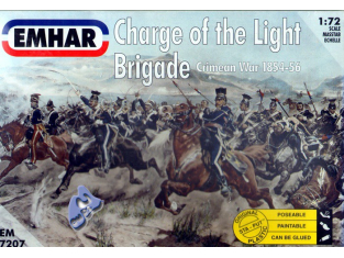 EMHAR figurine 7207 Charge Brigade Légére 1/72