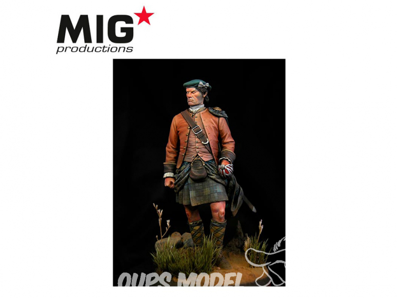 MIG Productions by AK MP90-151 Highlander Clansman 1746 90mm