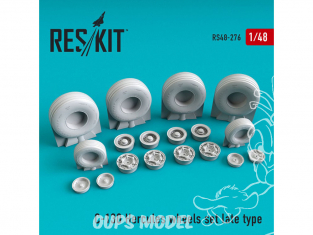 ResKit kit d'amelioration Avion RS48-0276 Jeu de roues C-130 Hercules type tardif 1/48