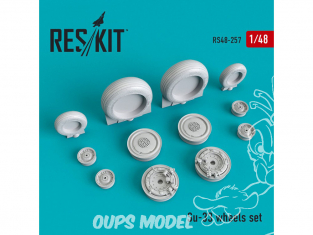 ResKit kit d'amelioration Avion RS48-0257 Jeu de roues Su-33 1/48