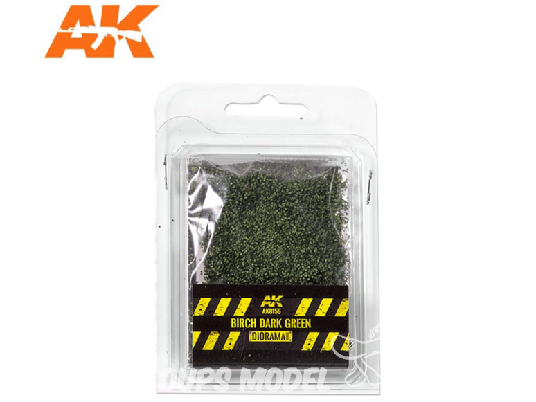 AK interactive Diorama series ak8156 Feuilles bouleau vert foncé 1/72 / 28mm