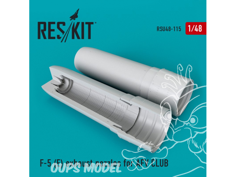 ResKit kit d'amelioration Avion RSU48-0115 Tuyère F-5E pour kit AFV CLUB 1/48