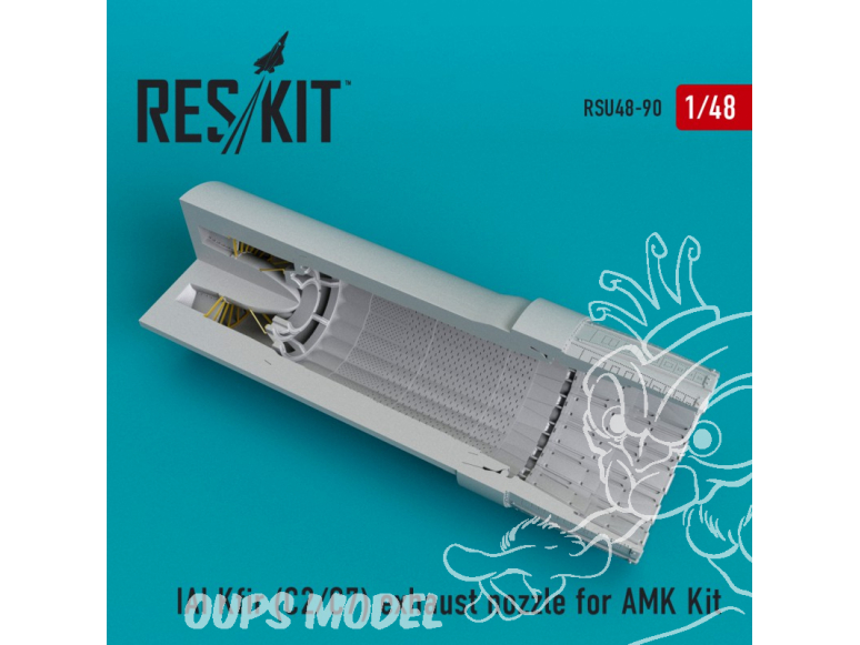 ResKit kit d'amelioration Avion RSU48-0090 Tuyère IAI Kfir (C2 / C7) pour kit AMK 1/48